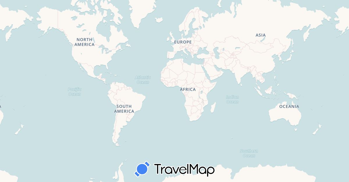 TravelMap itinerary: driving, bus, plane, train, hiking, boat, hitchhiking, motorbike in Albania, Argentina, Australia, Bosnia and Herzegovina, Bulgaria, Brunei, Chile, China, Spain, Fiji, Micronesia, France, Croatia, Indonesia, Iran, Italy, Japan, Kyrgyzstan, Cambodia, Kiribati, South Korea, Laos, Monaco, Montenegro, Marshall Islands, Macedonia, Myanmar (Burma), Malaysia, New Zealand, Philippines, Serbia, Singapore, Slovenia, Thailand, Turkmenistan, Turkey, Tuvalu, Taiwan, Uzbekistan, Vatican City, Vietnam, Wallis and Futuna, Samoa (Asia, Europe, Oceania, South America)